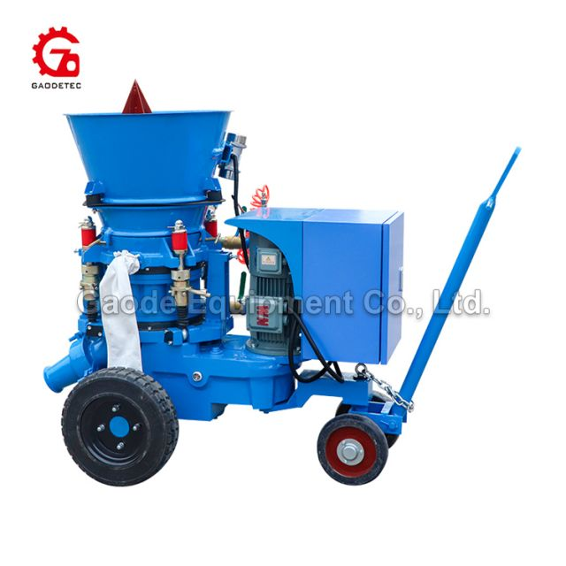 GAODETEC GZ-3ER 4Kw Motor Refractory Gunning Machine With Low Rebound & Dust For Construction
